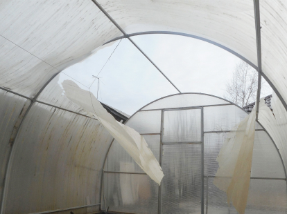 Greenhouse boned polycarbonate