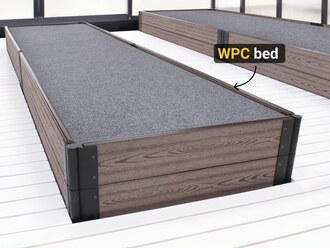 Warm beds of WPC